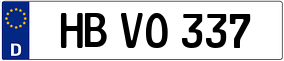 Truck License Plate
